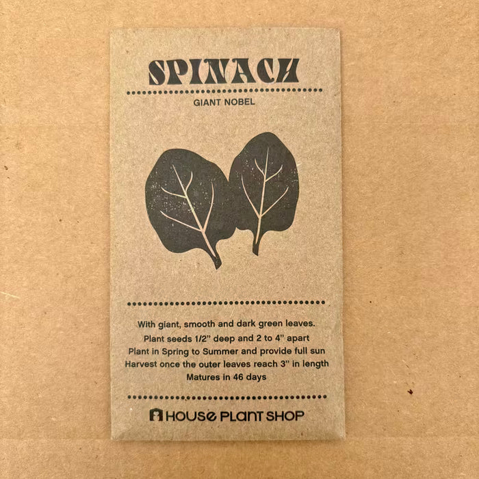Spinach Giant Nobel Seeds