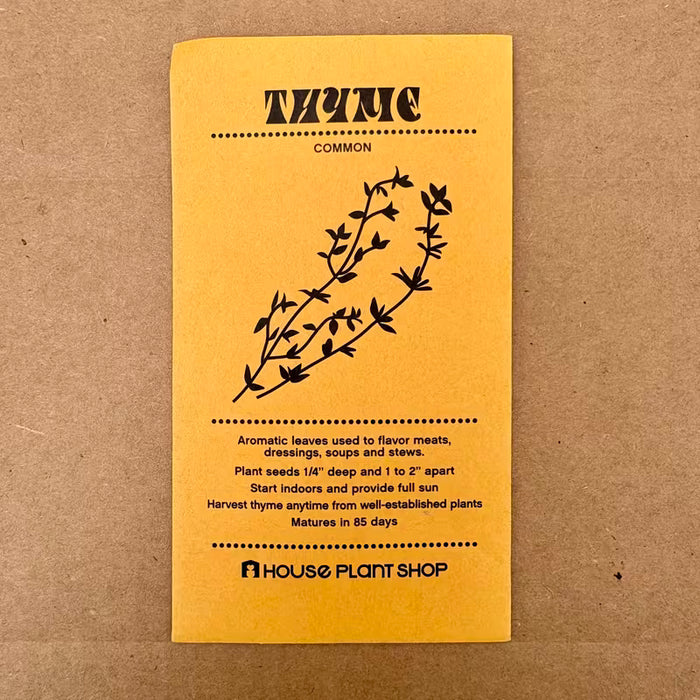 Thyme Common Seeds