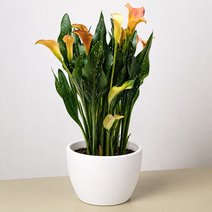 images of calla lily plants Purple Calla Lily - 6" Pot | Indoor Plant | Tropical Plant | Potted Plant