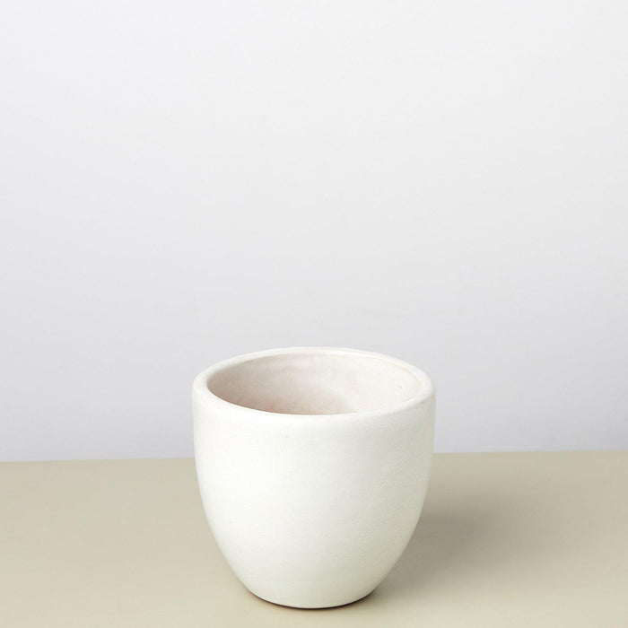 plain white plant pot Liberty Bell Planter — House Plant Shop