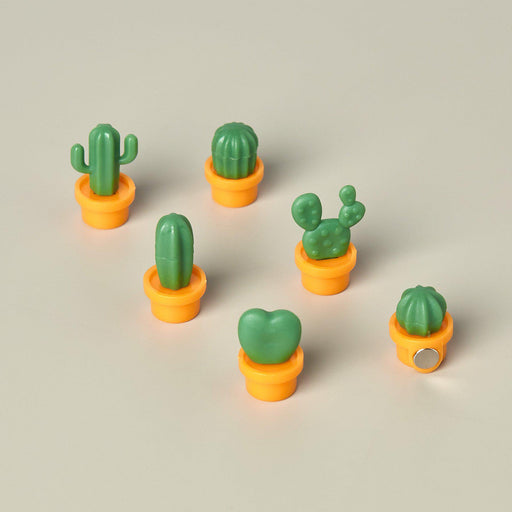 6 Pack Cactus Magnets - House Plant Shop