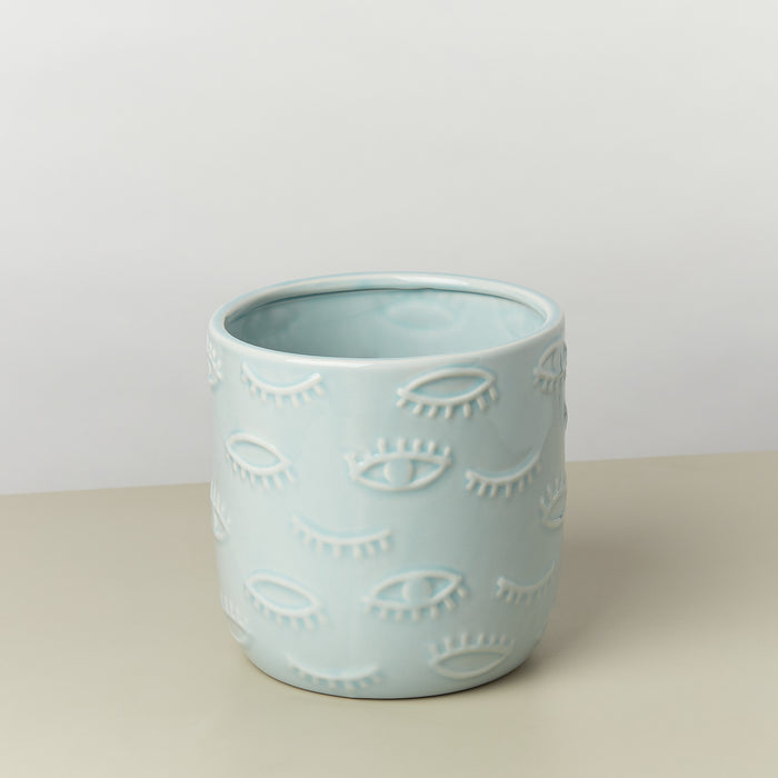 7 inch indoor plant pot Eyes Pot - 7 Inch | Indoor Plant | Tropical Plant | Potted Plant