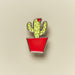 "Heart" Cactus Enamel Pin - House Plant Shop